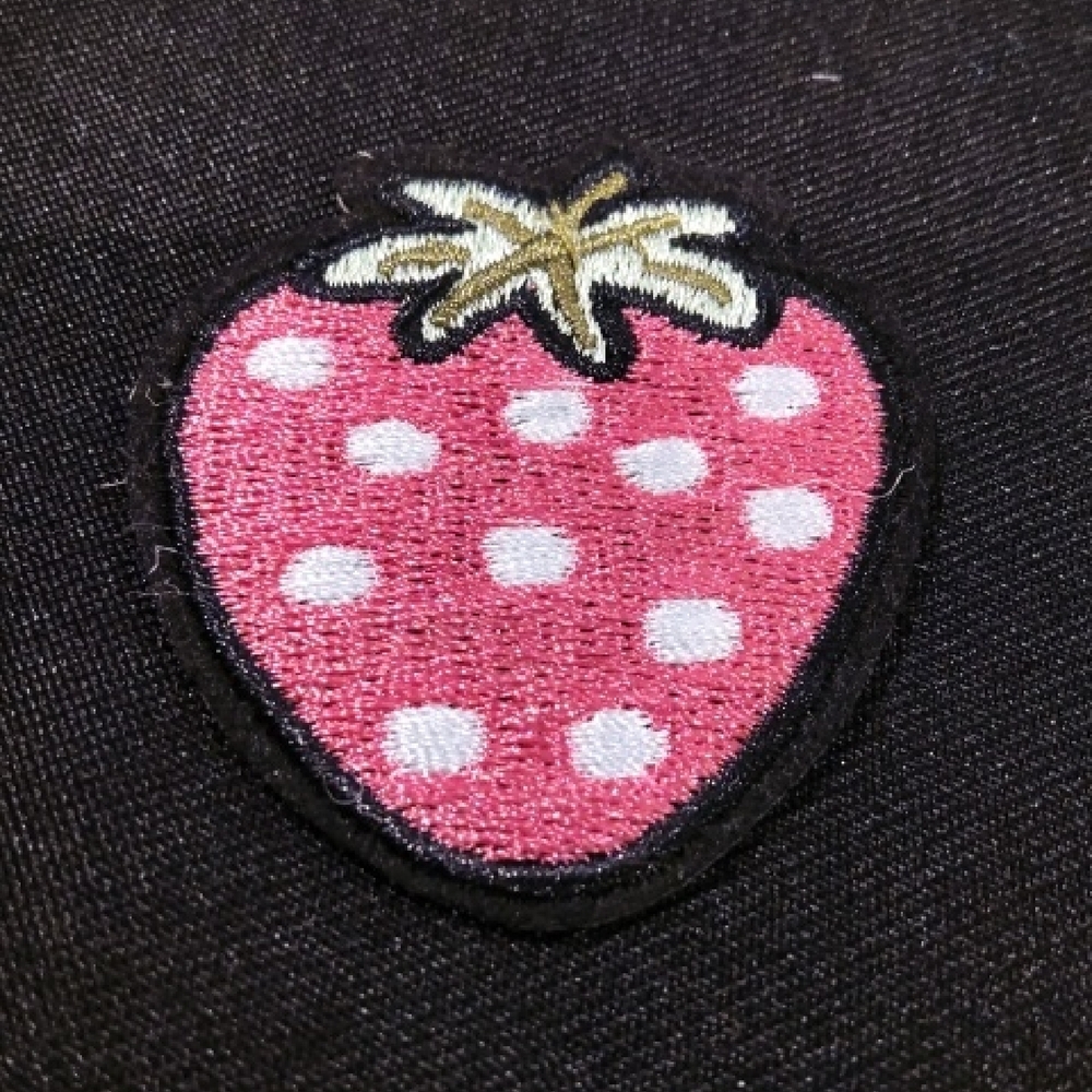 Pink and White Decorative Bag Accessory